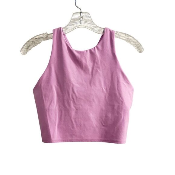 Athleta Women's Pink Tank Top Medium Scoop Neck Sleeveless Casual - Picture 2 of 9